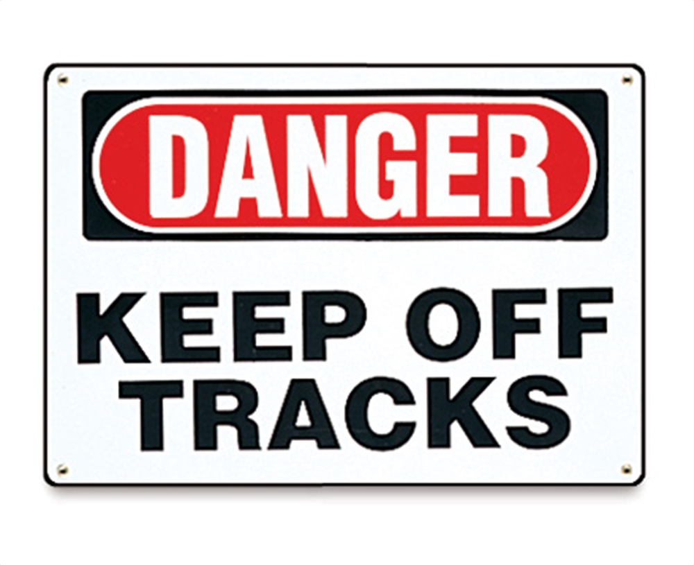 DANGER KEEP OFF TRACKS - Danger Keep Off Tracks